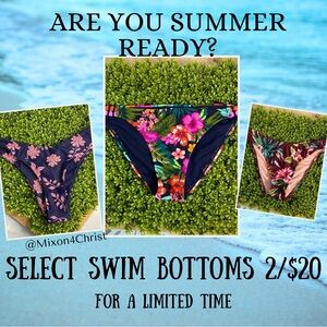 ❗️2/$20 Select SWIM Bikini Bottoms